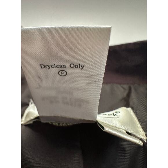 Coldwater Creek Sz L Brown Embroidered Jacquard Open Front Venice Jacket Boho - Picture 4 of 9